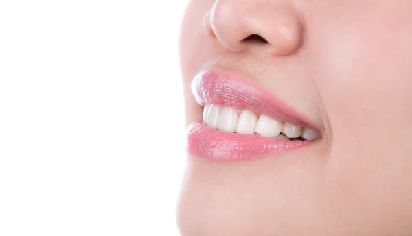 Dientes de mujer sanos — Foto de Stock