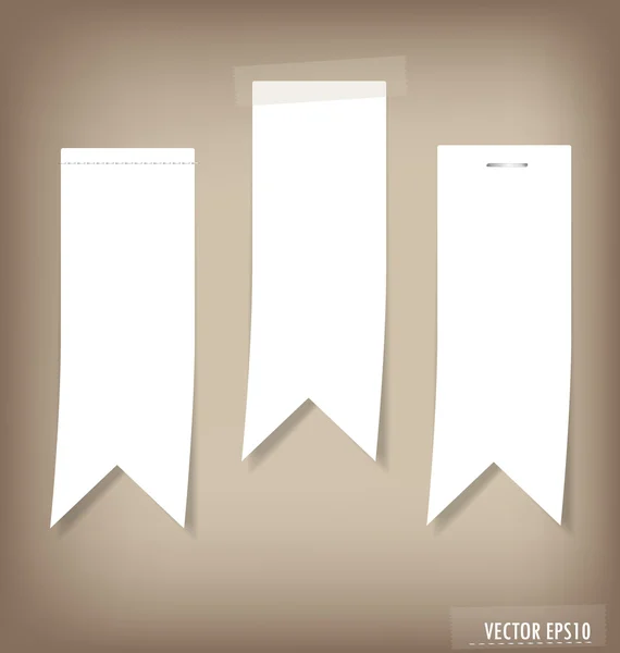 Conjunto de etiquetas con lugar para texto. Ilustración vectorial . — Vector de stock