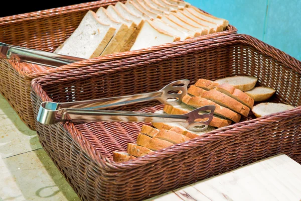 Bread for breakfast — Stock Photo, Image