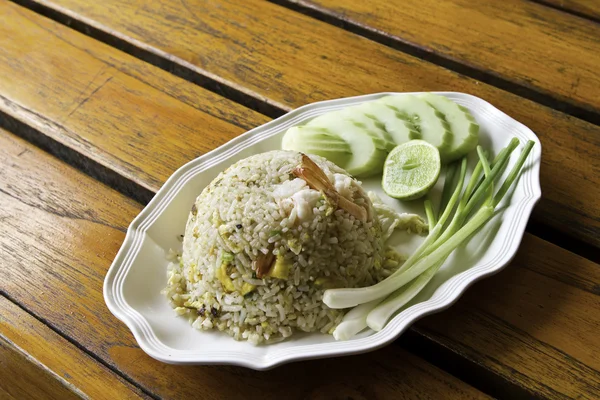 Frutos do mar arroz frito — Fotografia de Stock
