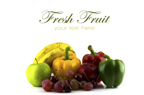 Frutas frescas diversas . — Foto de Stock
