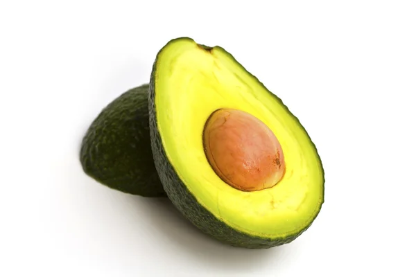 Organic Avocado on white background — Stock Photo, Image