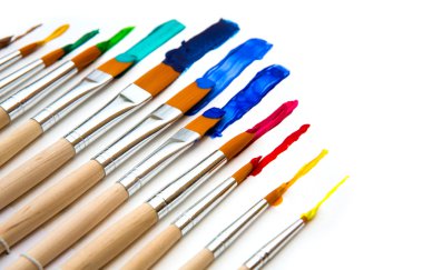 boya fırça ve boya