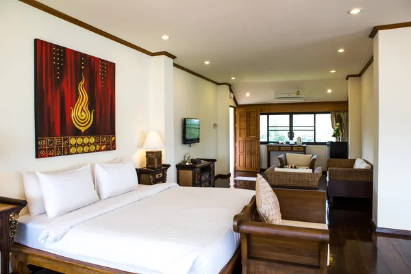 Interior of modern comfortable hotel room Stock Picture