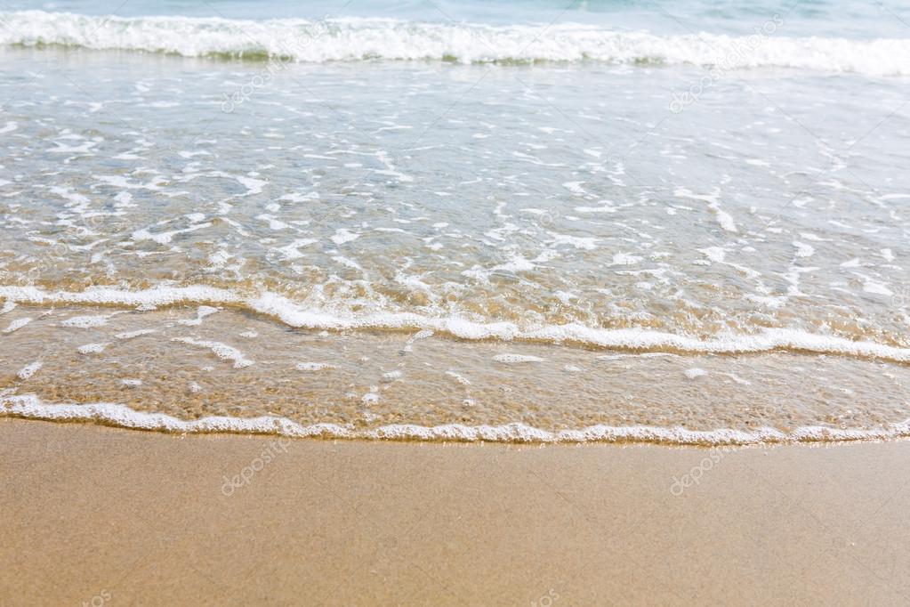 Sand beach water background