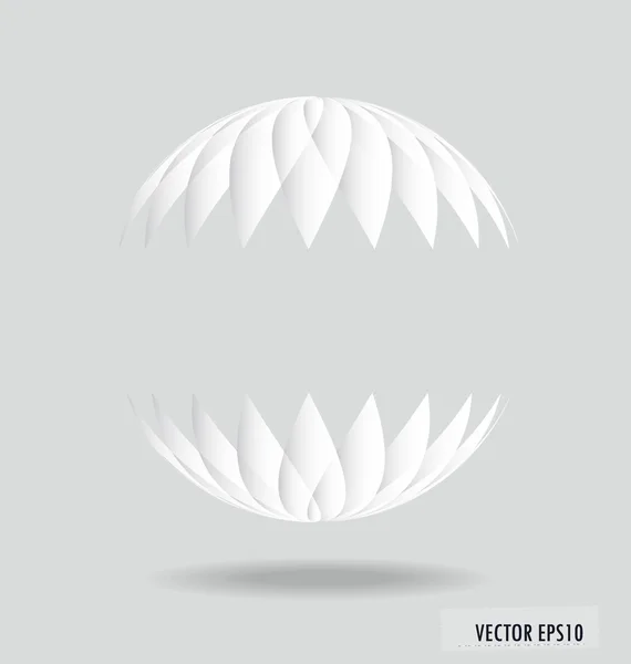 Bola abstrata — Vetor de Stock