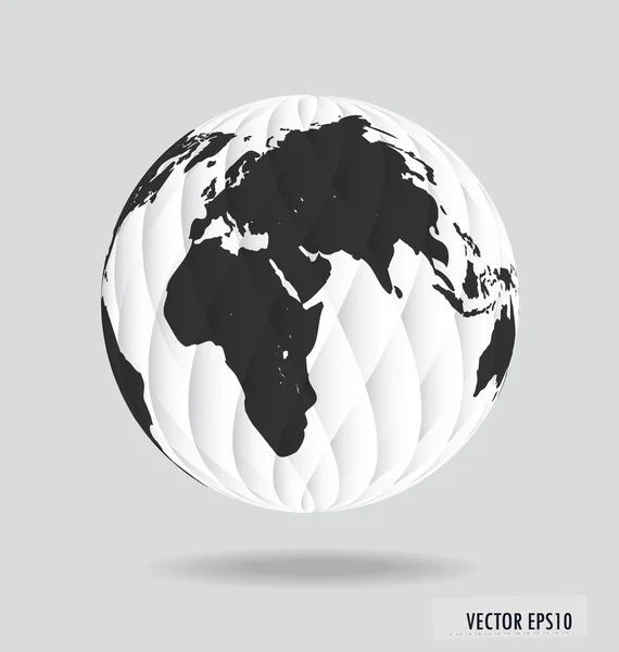 Globo moderno. Ilustración vectorial . — Archivo Imágenes Vectoriales