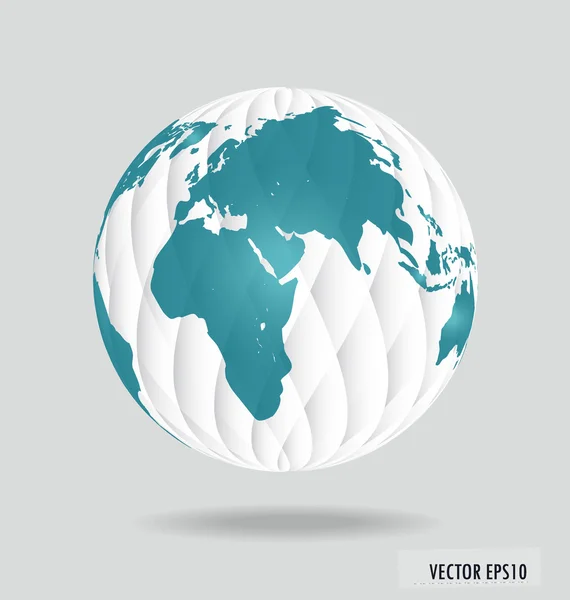 Globo moderno. Ilustración vectorial . — Archivo Imágenes Vectoriales