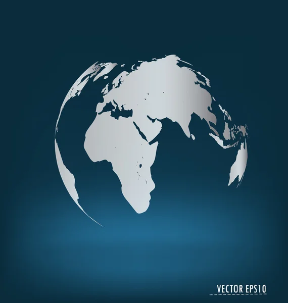 Un globe moderne. Illustration vectorielle . — Image vectorielle