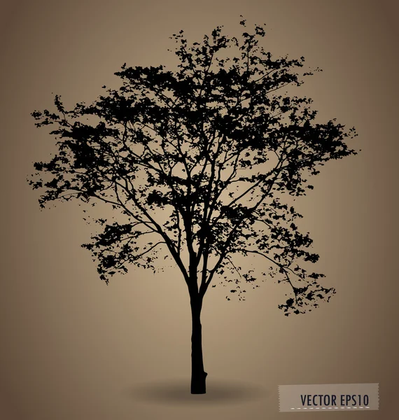 Fond vectoriel avec arbre abstrait . — Image vectorielle