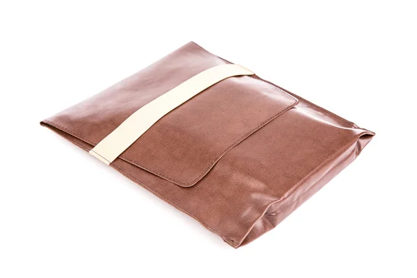 Brown leather bag — Stock Photo, Image