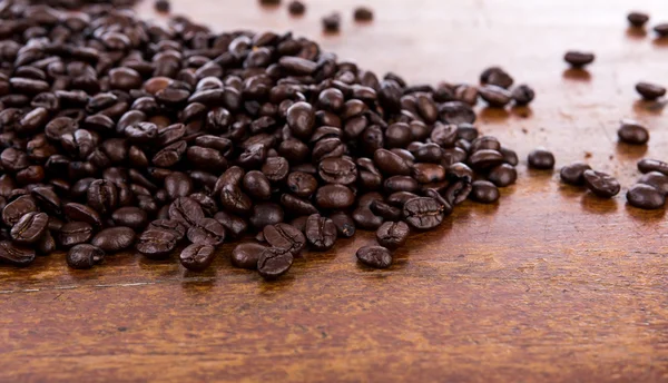 Coffee on wooden background — Stock Photo, Image