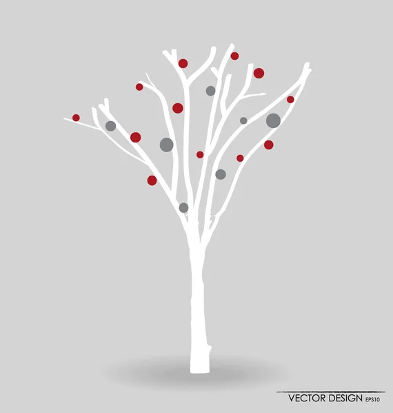 Fond vectoriel avec arbre abstrait . — Image vectorielle