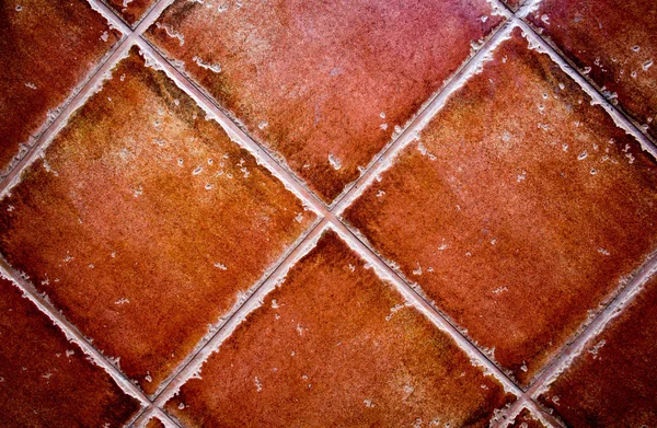 Hnědá keramická podlaha — Stock fotografie