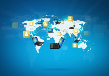 Earth sosyal ağ (Nas tarafından döşenmiş bu görüntü unsurları