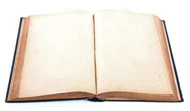 Beyaz Arkaplanda İzole Edilmiş Klasik Kitap