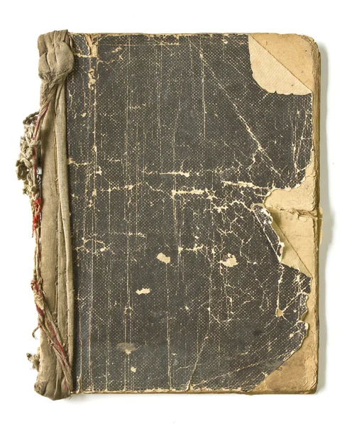 Vecchio libro isolato su sfondo bianco. — Foto Stock