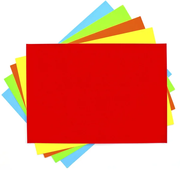Conjunto de fundo de papel colorido — Fotografia de Stock