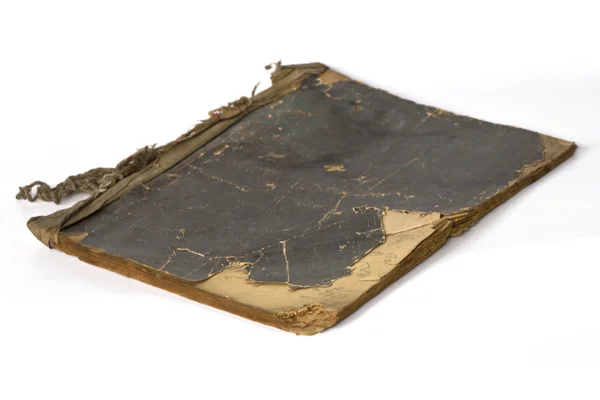 Livro antigo (Livro antigo) isolado sobre fundo branco — Fotografia de Stock