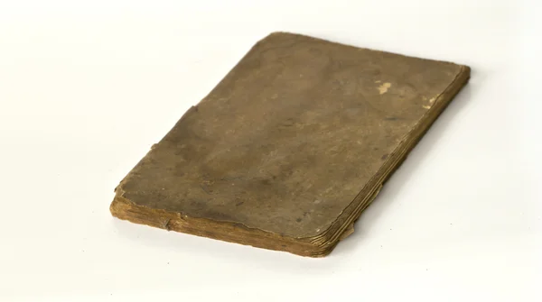 Παλιό βιβλίο (αρχαίο βιβλίο) που απομονώνονται σε λευκό φόντο — Φωτογραφία Αρχείου
