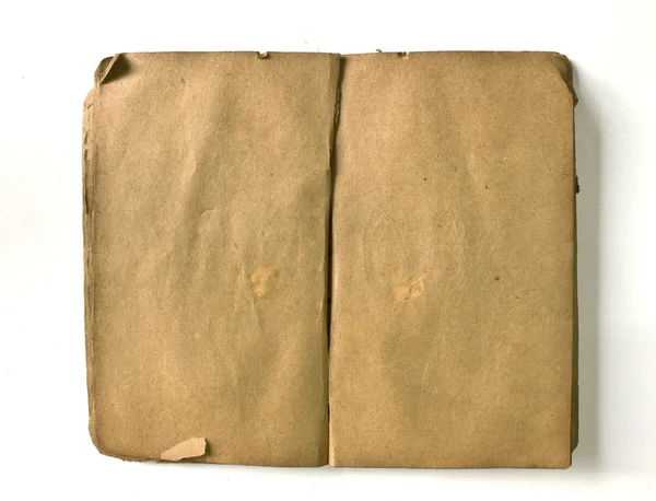 Παλιό βιβλίο (αρχαίο βιβλίο) που απομονώνονται σε λευκό φόντο — Φωτογραφία Αρχείου