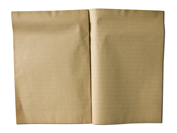 Libro antiguo (Libro antiguo) aislado sobre fondo blanco —  Fotos de Stock