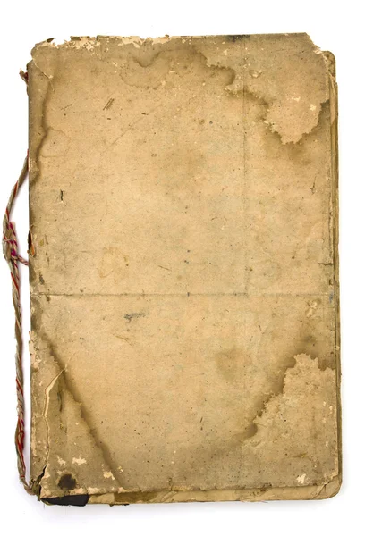 Altes Buch isoliert auf weißem Hintergrund — Stockfoto