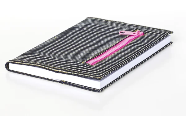 Notizbuch oder Tagebuch isoliert auf weißem Hintergrund — Stockfoto