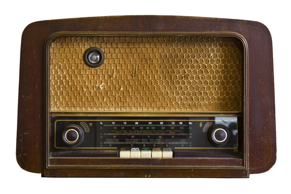 复古老式的收音机 — 图库照片