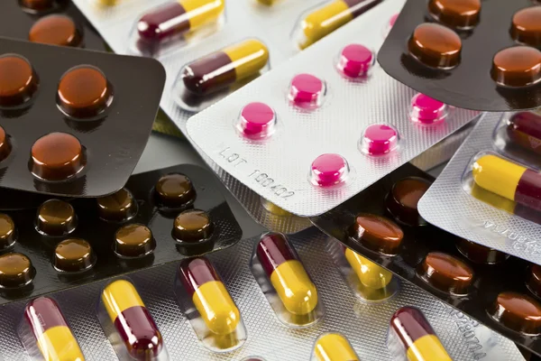 Packaging of medicines. (Tablets & Pills) — Stock Photo, Image