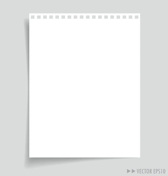 stock vector Empty white papers, ready for your message. Vector illustration