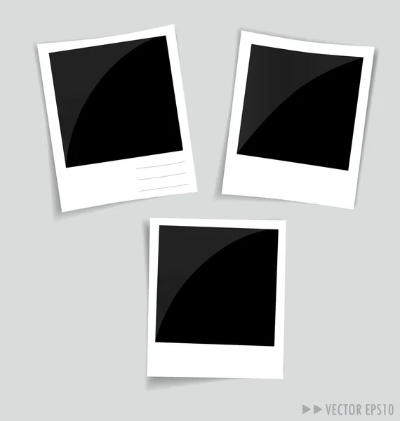 Photo frames- vector illustration. — Stock Vector