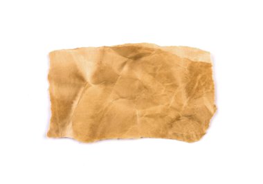 Beyaz arka plan üzerinde izole klasik kağıt