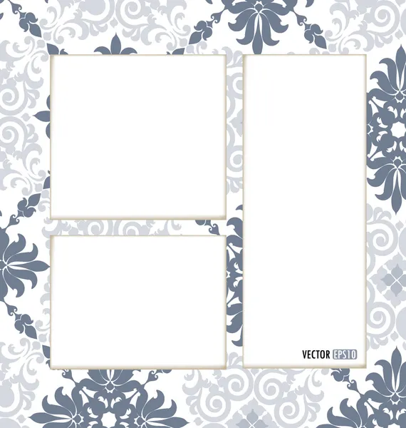 Vintage picture frame. Vector EPS10 — Stock Vector