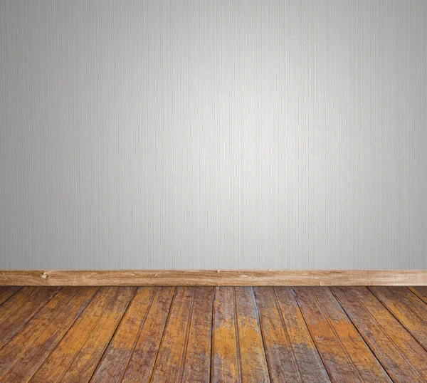 Empty room and wood floor — Stock Photo, Image