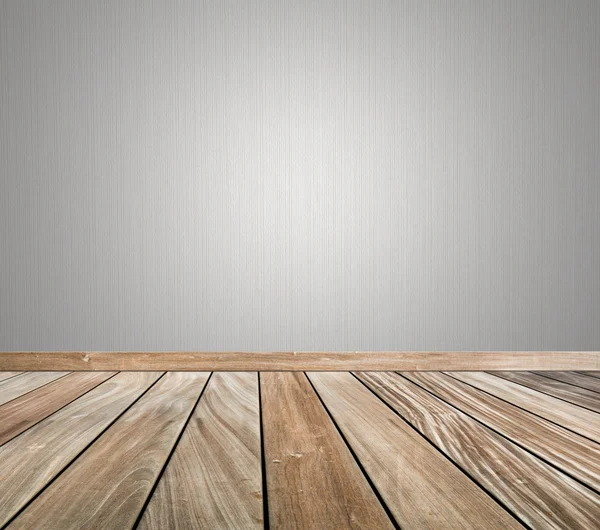 Empty room and wood floor — Stock Photo, Image