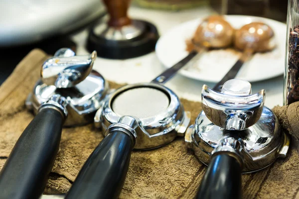 Preparation of coffee — Stock Photo, Image