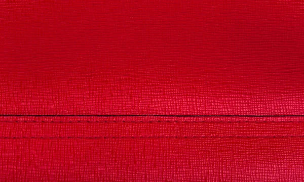 Red leather texture — Stock Photo, Image