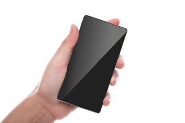 el mobil akıllı telefon tutarak