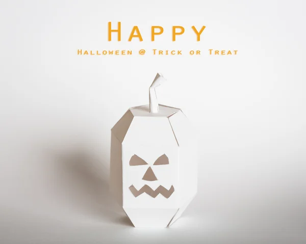 Halloween pumpa pappersmodell — Stockfoto