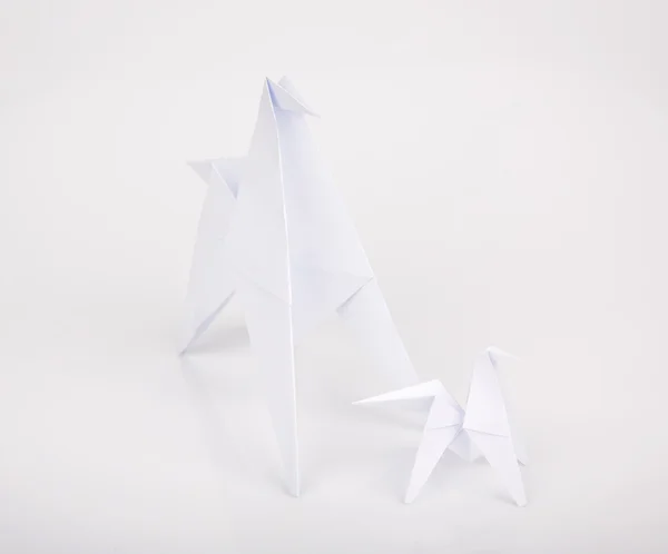 Anno nuovo 2014 origami cavallo di carta — Foto Stock