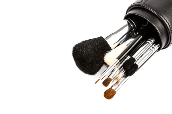 Set of cosmetic paint brush for makeup — Stock Photo, Image