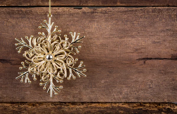 Christmas Decoration Over Wooden Background — Stock Photo, Image