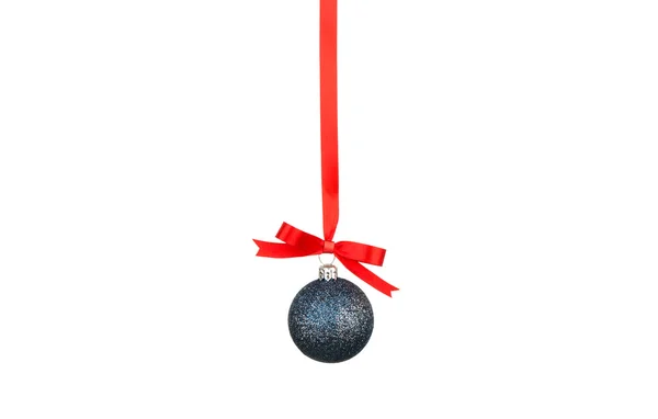 Christmas decoration with bows isolated on white background — Stock Photo, Image
