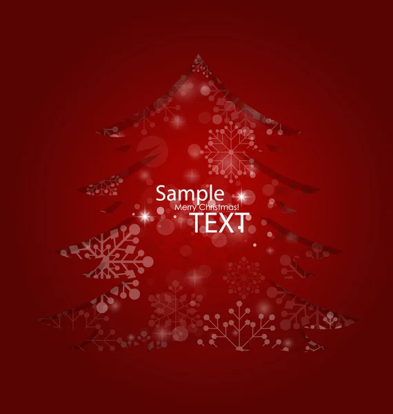 Christmas background, vector illustration. — Stock Vector