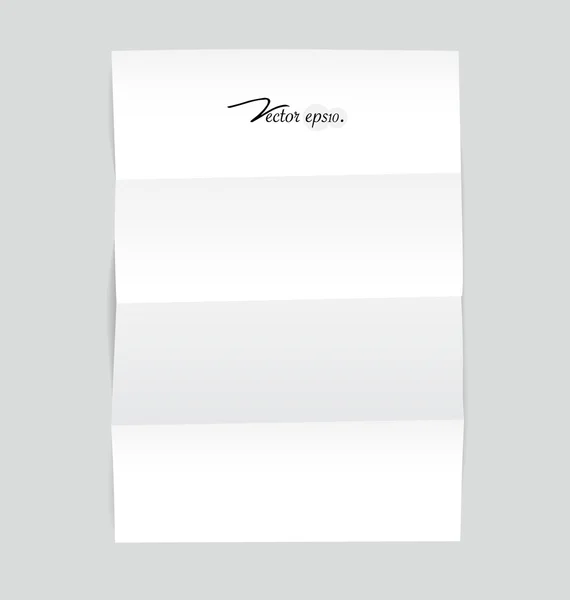 白いメモ用紙、あなたのメッセージの準備ができて。ベクトル イラスト. — ストックベクタ