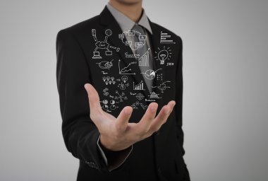 iş adamı tutun iş kavramı