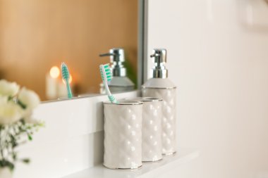 modern ev banyo iç