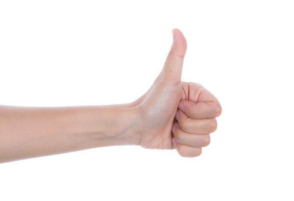 Рука как концепция изолированы на белом фоне
