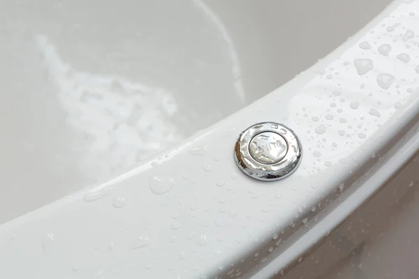 Насосная кнопка джакузи в ванной комнате — стоковое фото